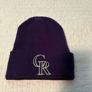 Colorado Rockies Beanie with Embroidered Logo